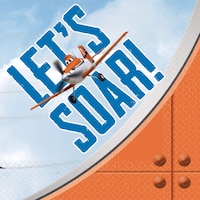 Planes Beverage Napkins, 16-pk Front_Flat