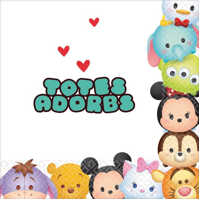 Tsum Tsum Beverage Napkins, 16-pk Front_Flat