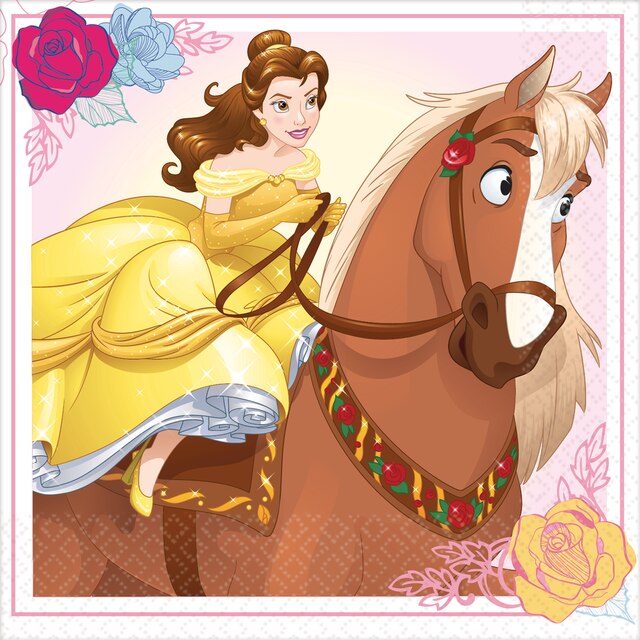 Beauty and the Beast Beverage Napkins, 16pk Party City
