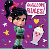 Wreck-It Ralph Beverage Napkins, 16-pk Overhead_Flat