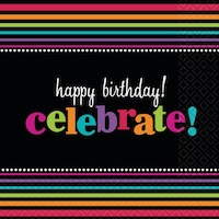 Party On Beverage Napkins, 16-pk Front_Flat