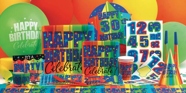 Serviettes de table 30e anniversaire, paq. 16 Overhead_Plunge