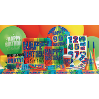 Celebrate 90th Birthday Napkin, 16-pk Overhead_Plunge