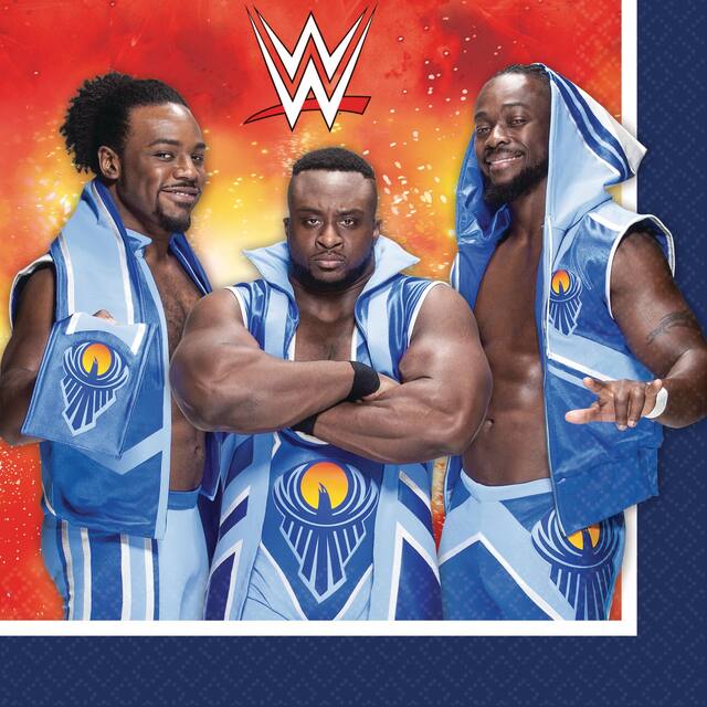 Serviettes de table WWE, paq. 16 Front_Flat