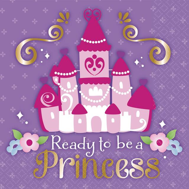 Sofia the First Lunch Napkins, 16-pk Front_Flat