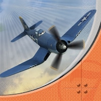 Planes Lunch Napkins, 16-pk Front_Flat