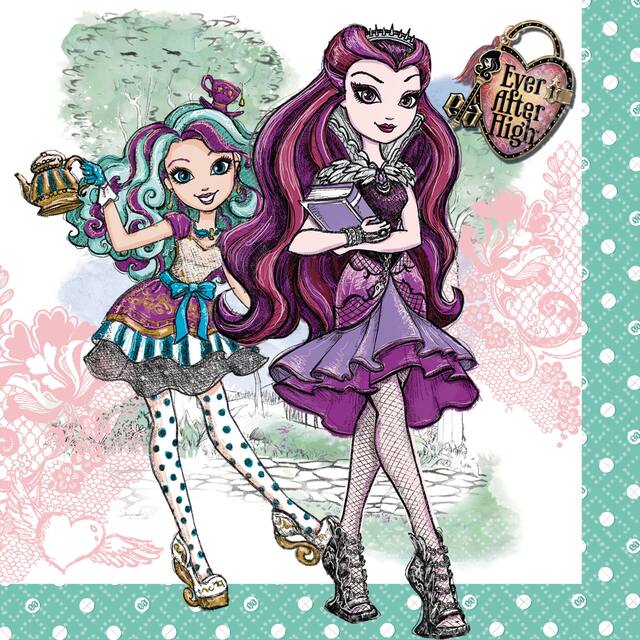 Ever After High Lunch Napkins, 16-pk Front_Flat