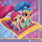 Shimmer & Shine Lunch Napkins, 16-pk Front_Flat