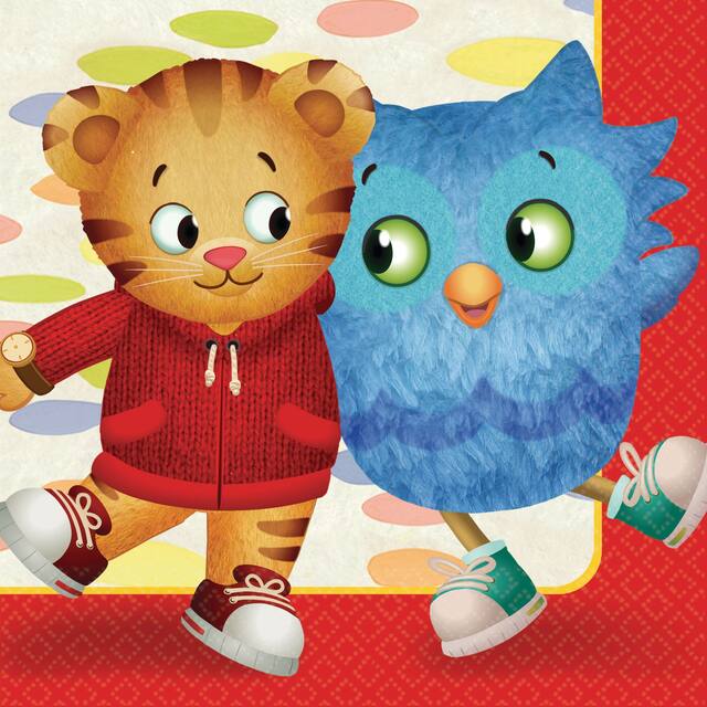 Daniel Tiger's Neighborhood Lunch Napkins, 16-pk Front_Flat