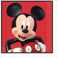 Mickey Mouse Lunch Napkins, 16-pk Front_Flat