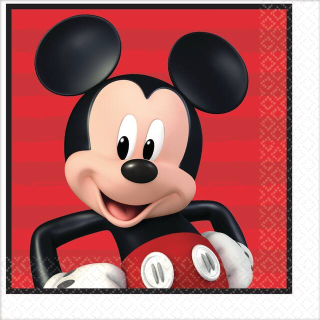 Mickey Mouse Lunch Napkins, 16-pk Front_Flat
