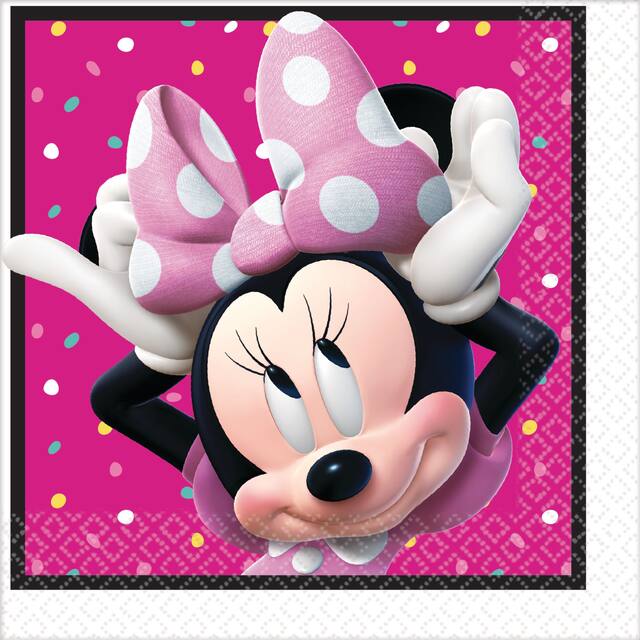 Minnie Mouse Lunch Napkins, 16-pk Front_Flat