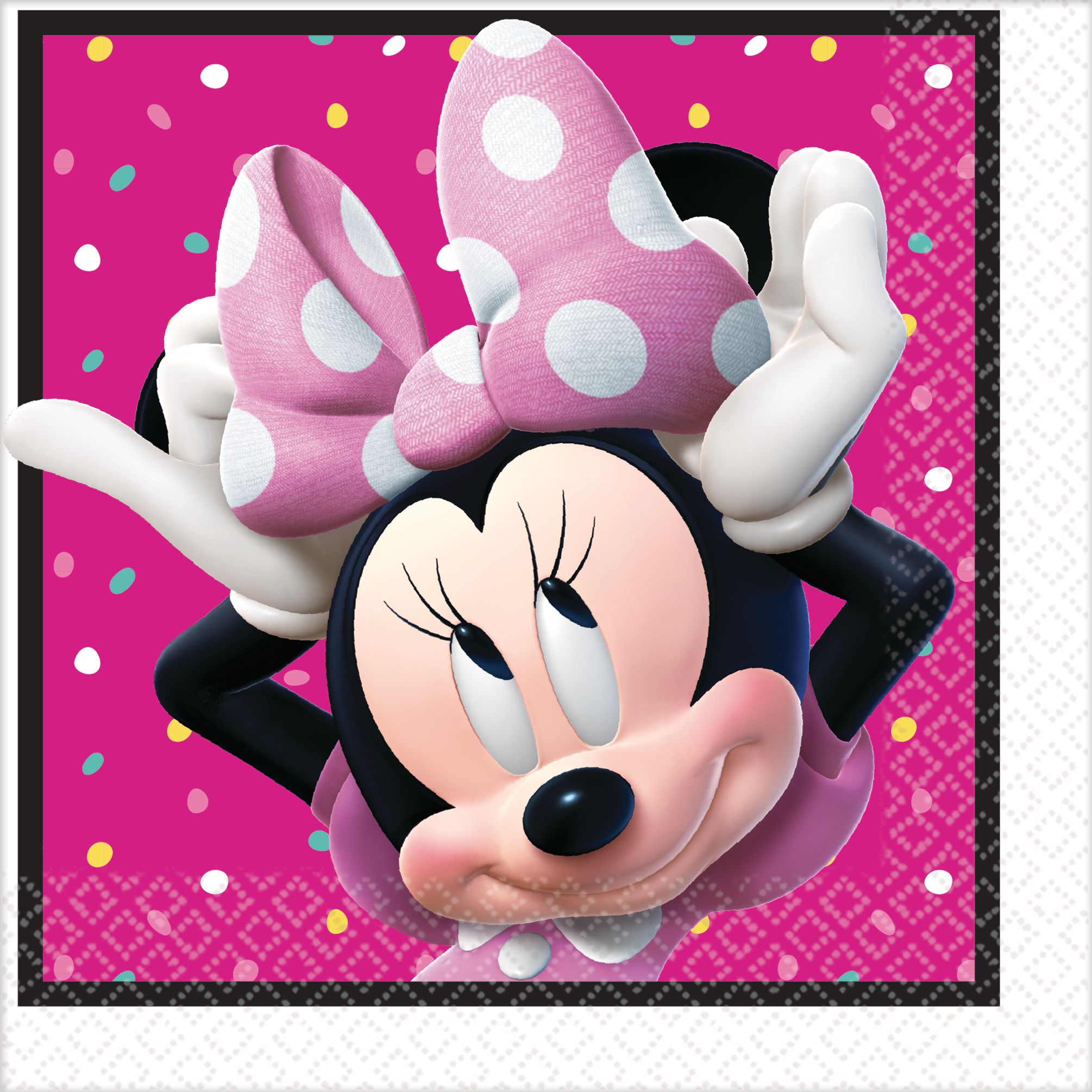 Serviettes de table Minnie Mouse, paq. 16 Front_Flat