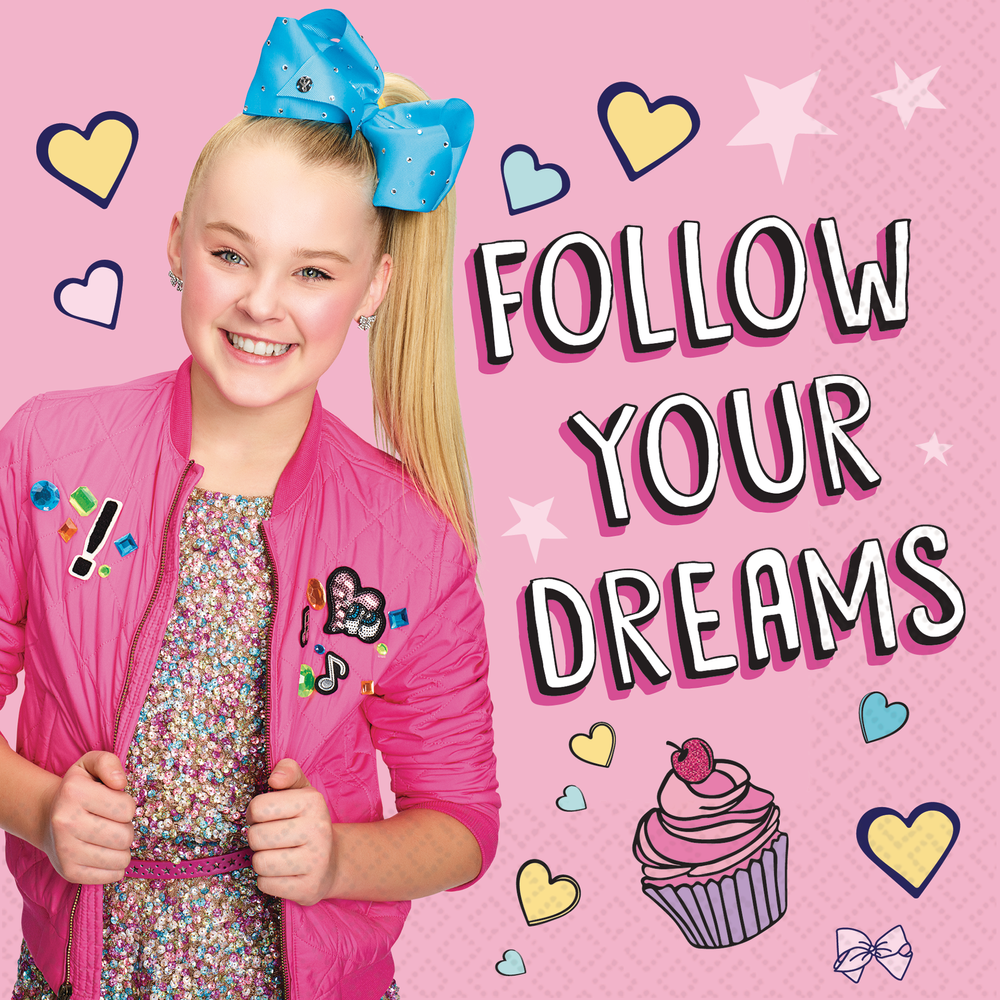 JoJo Siwa Lunch Napkins 16 pk Canadian Tire