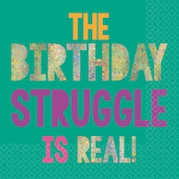 Young & Fab Lunch Napkins, 16-pk Overhead_Flat