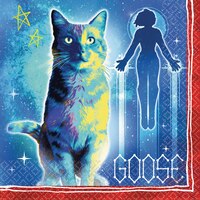 Serviettes de table Capitaine Marvel, paq. 16 Overhead_Flat