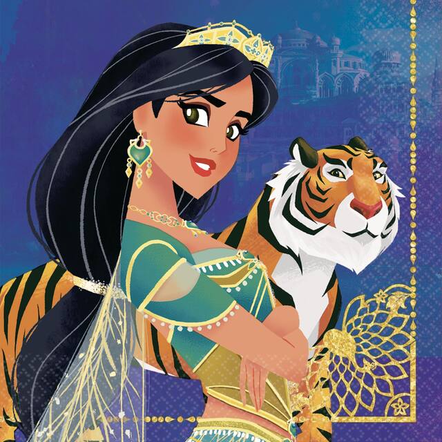 Aladdin Lunch Napkins, 16-pk Overhead_Flat