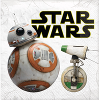 Star Wars 9&nbsp;: Serviettes de table pour fête d'anniversaire L'Ascension de Skywalker, paq. 16 Front_Flat