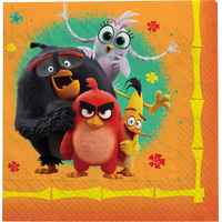 Serviettes de table Angry Birds, paq. 16 Front_Flat