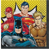 Serviettes de table pour fête d¿anniversaire Marvel Super Hero Adventure, paq. 16