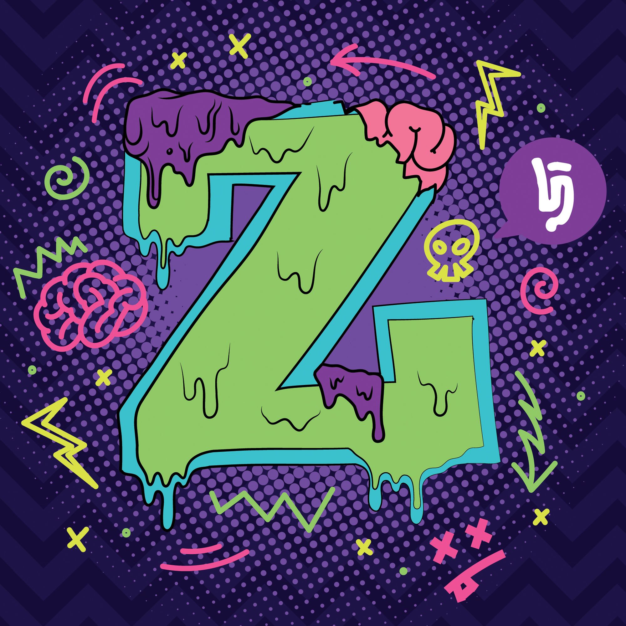 Zombies 2 Lunch Napkins, 16-pk Front_Flat