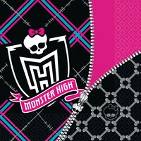 Monster High Lunch Napkins, 16-pk Front_Flat