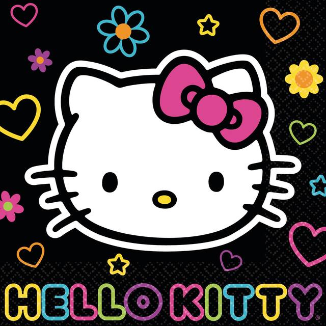 Hello Kitty Lunch Napkins, 16-pk Front_Flat