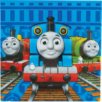 Thomas The Tank Engine Lunch Napkins, 16-pk Front_Flat