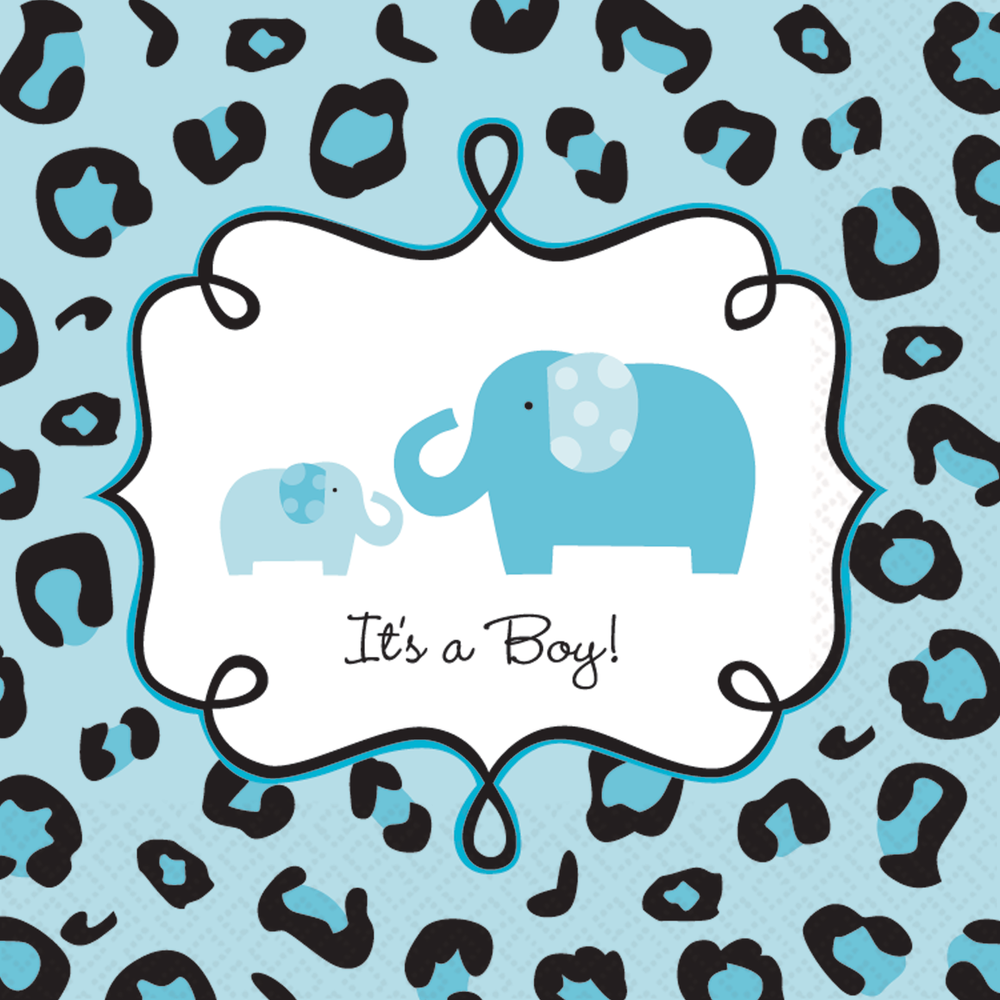 Blue safari sale baby shower