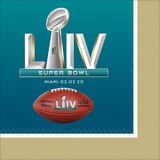 Super Bowl Beverage Napkins, 36-pk Front_Flat