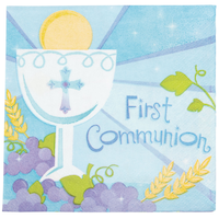 Kids' 1st Communion Beverage Napkins, 36-pk Front_Flat