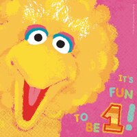 Serviettes de table Sesame Street Big Bird, paq. 36 Front_Flat