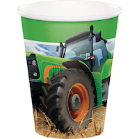 Tractor Time Paper Cups, 8-pk Front_Elevated