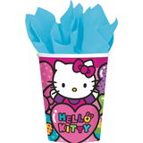 Rainbow Hello Kitty Cups, 8-pk Front_Flat