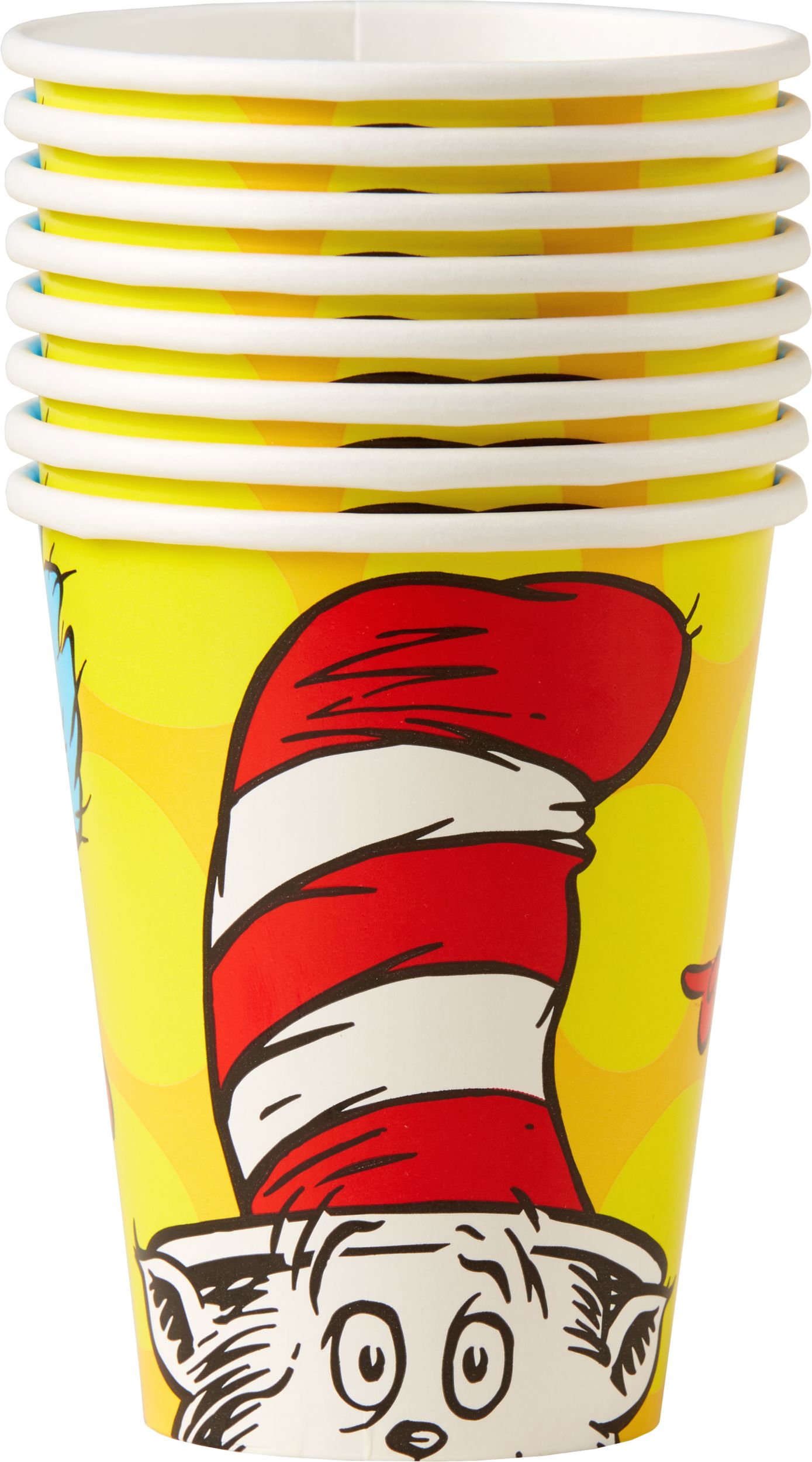 Dr Seuss Cups, 8-pk Front_Elevated