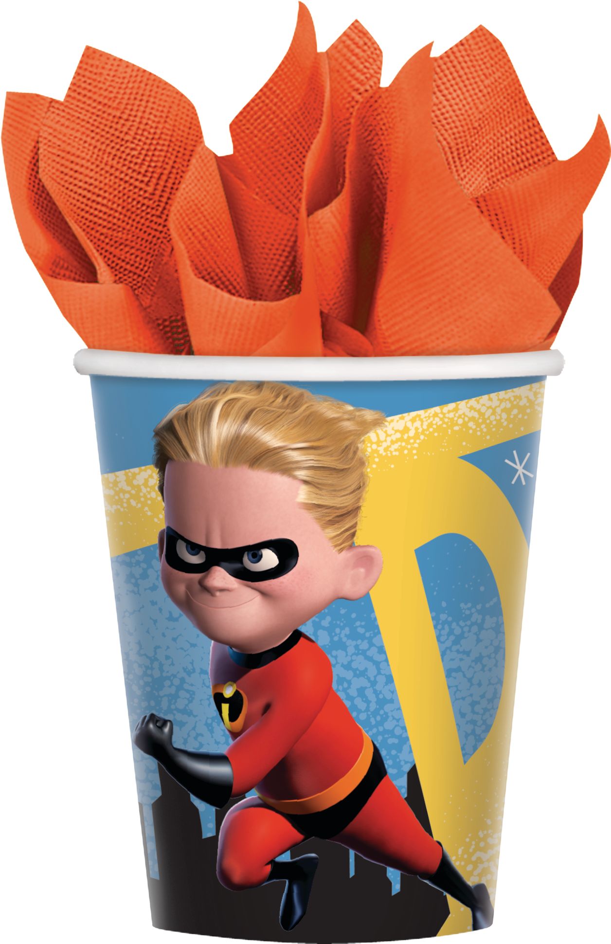Incredibles 2 Cups, 8-pk Front_Flat