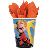 Gobelets Les Incroyable 2, paq. 8 Front_Flat