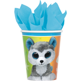 Beanie Boo's Birthday Party Paper Cups, 9-oz, 8-pk Front_Flat