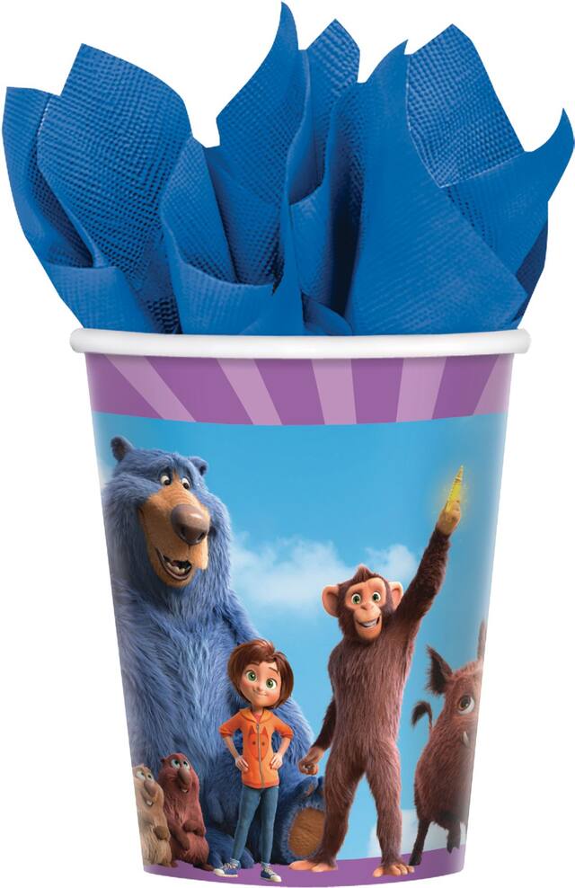Wonder Park Birthday Party Cups, 8-pk Front_Flat