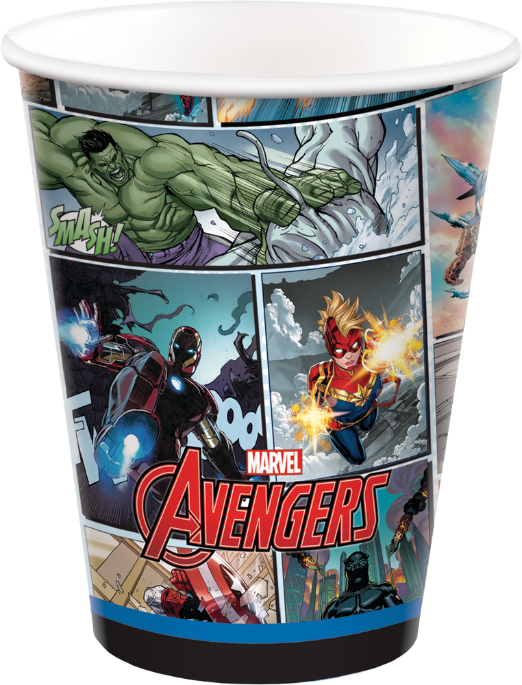 Marvel Powers Unite Disposable Paper Cups, 9oz, 8pk Canadian Tire