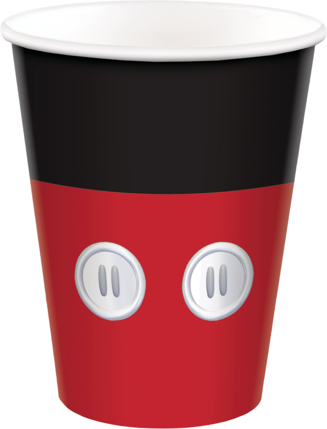 Disney Mickey Mouse Forever Birthday Party Disposable Cups, 9oz, 8pk