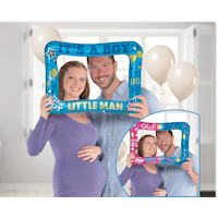 Cadre photo gonflable de dévoilement du sexe It’s A Boy Front_Flat