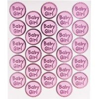 Baby Girl Sticker Seals, 25-pk Front_Flat