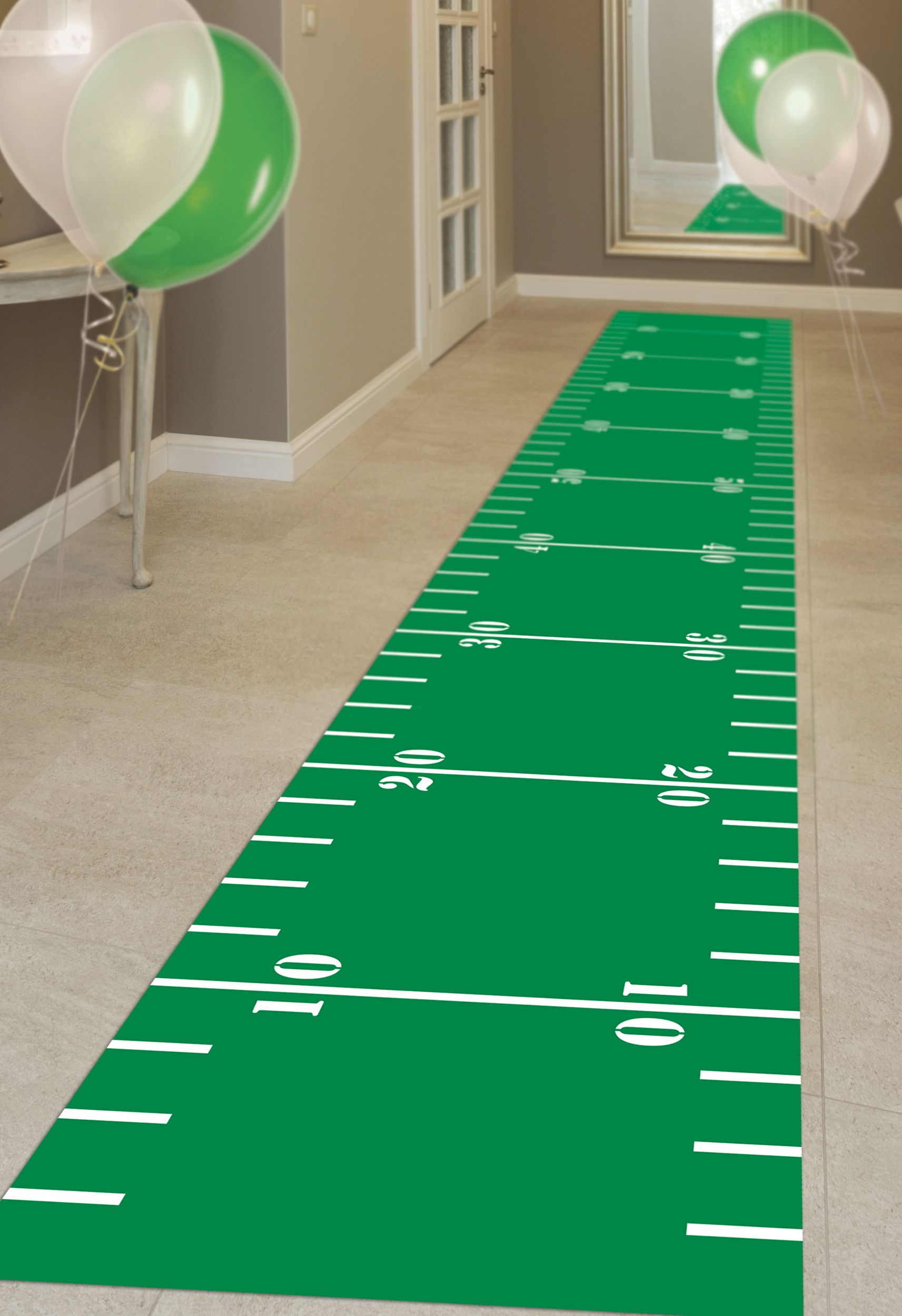 Tapis de corridor, terrain de football Overhead_Plunge