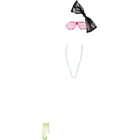 Lunettes vedette pop Front_Flat