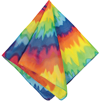 Tie-Dye 60s Bandanas, 10-pk Composite_or_Mixed
