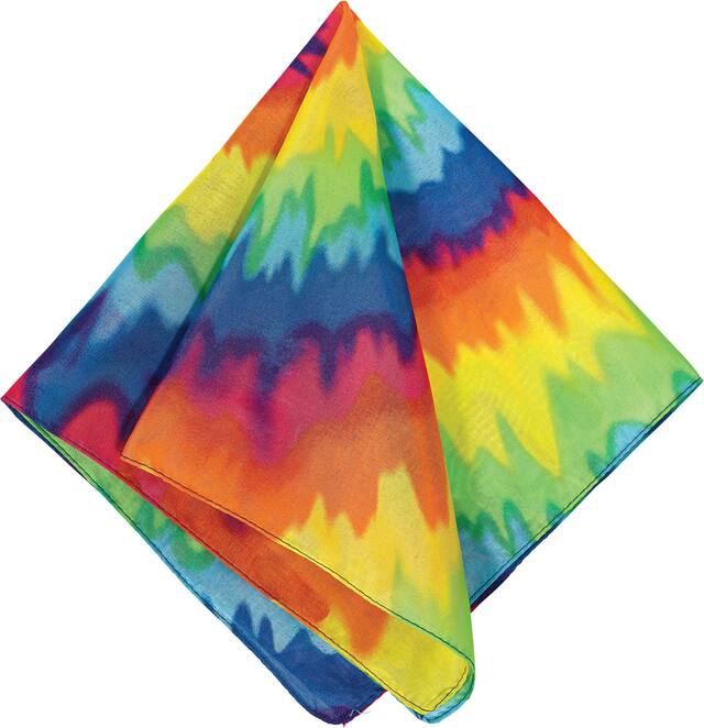 Tie-Dye 60s Bandanas, 10-pk Composite_or_Mixed