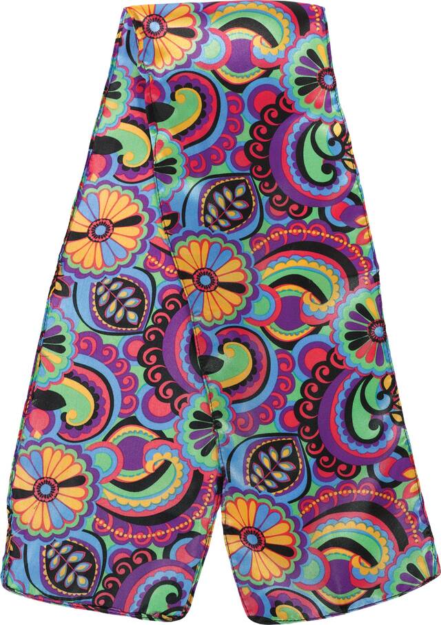 1970s Disco Paisley Head Scarves, Multi-Coloured, One Size, 10-pk, Wearable Costume Accessories for Halloween Composite_or_Mixed