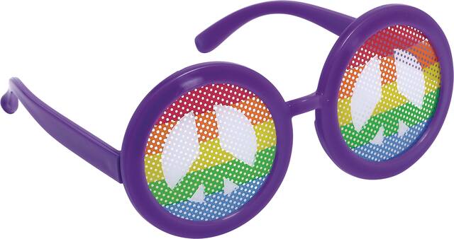 Lunettes fumées à couleurs des années 60, paq. 10 Front_Angled_Right