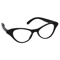 Classic 50s Cat Eye Glasses, 10-pk Front_Angled_Right